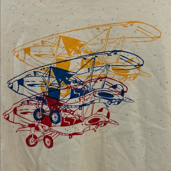 Hanna Andersson Planes Speckled Top - Picture 2 of 7